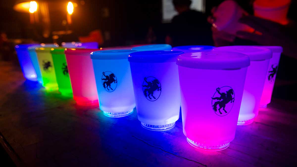 Drinks in the Headless Horseman's Hideaway